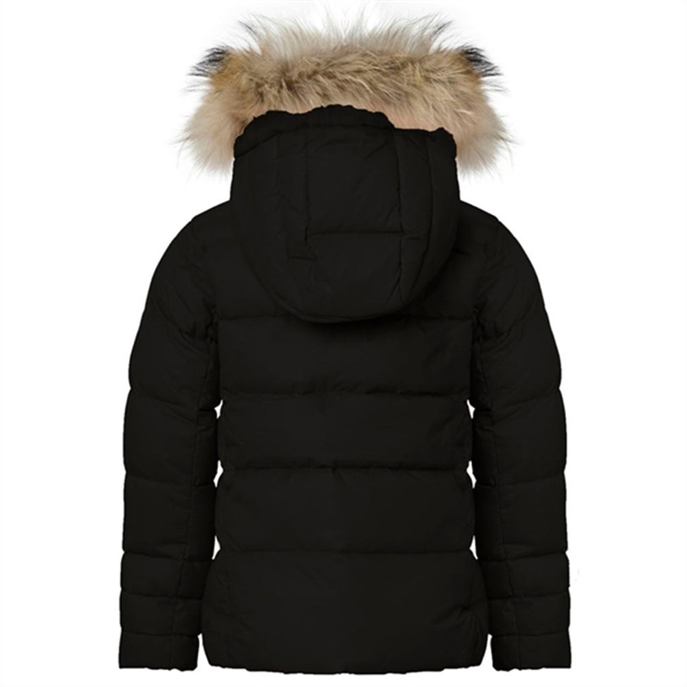 Featherlight Girls Jakke m. Pels Black