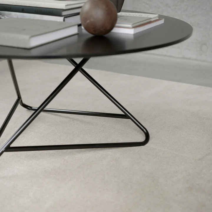 Softline - Tribeca Beistelltisch, large, Chrom / weiss lackiert