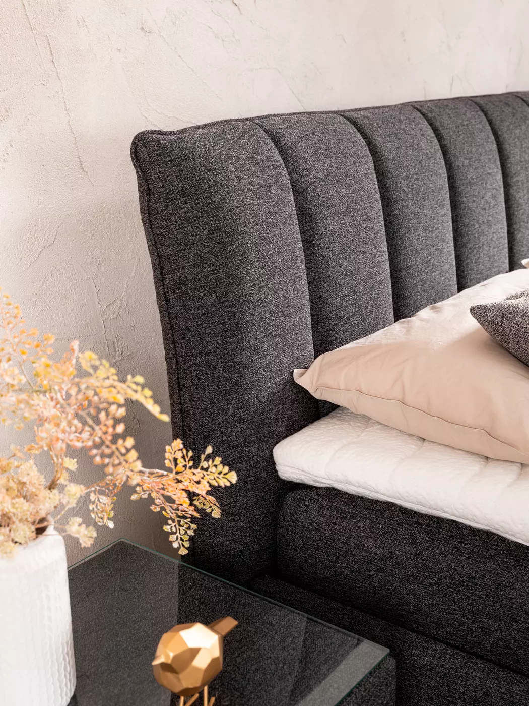Boxspringbett Decuro 180 x 200 cm