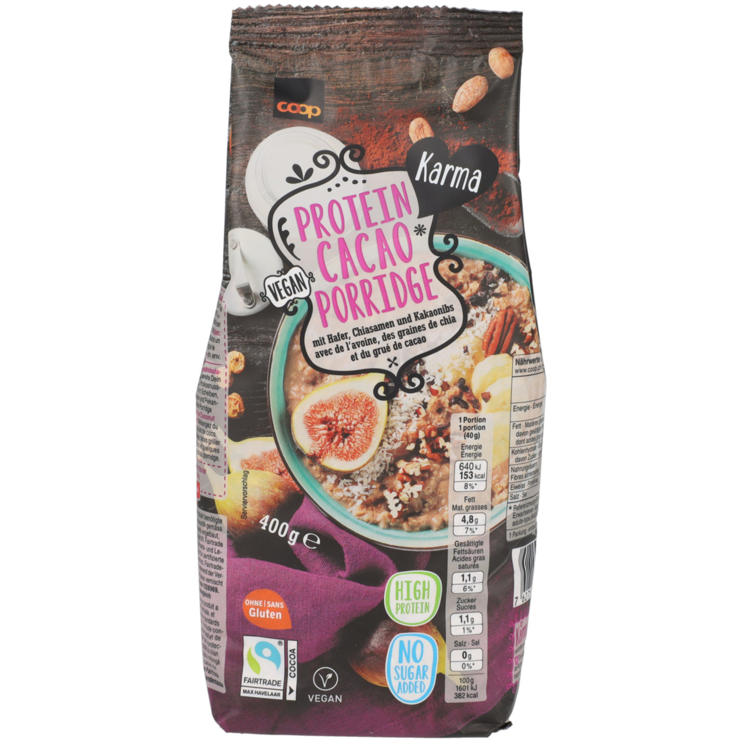 Fairtrade Karma Protein Cacao Porridge