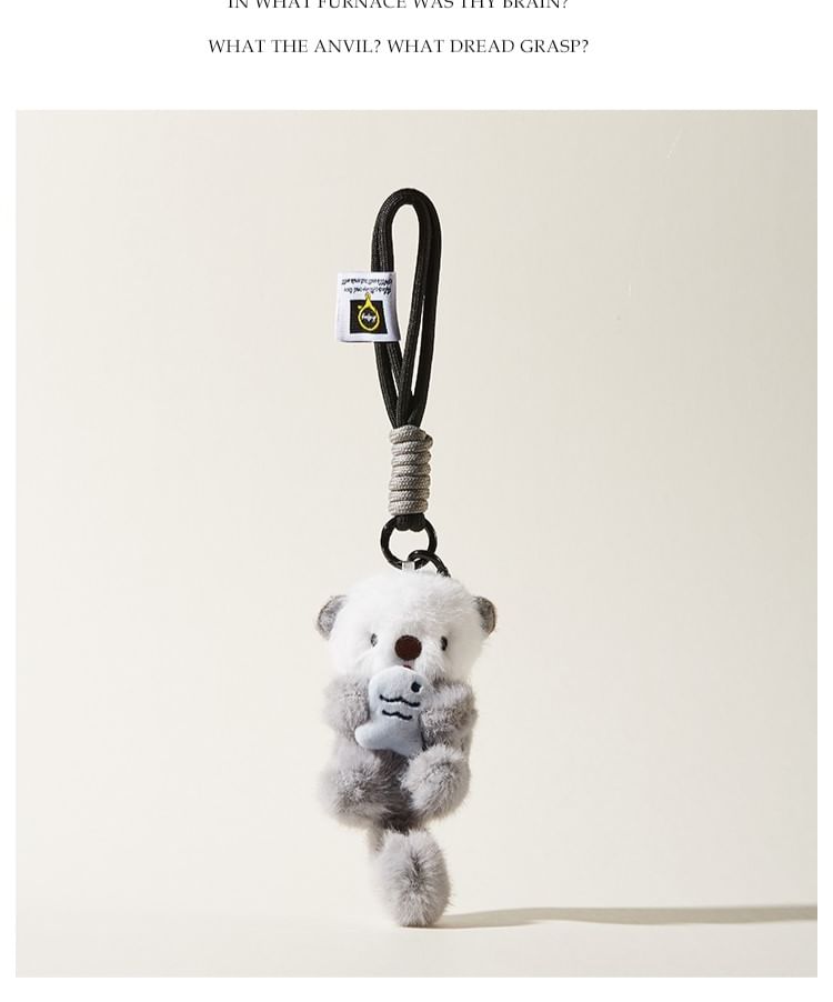 Bohod - Otter pluche riem tas charme