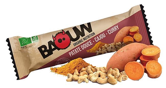BAOUW - BARRE PATATE DOUCE / CAJOU / CURRY BIO