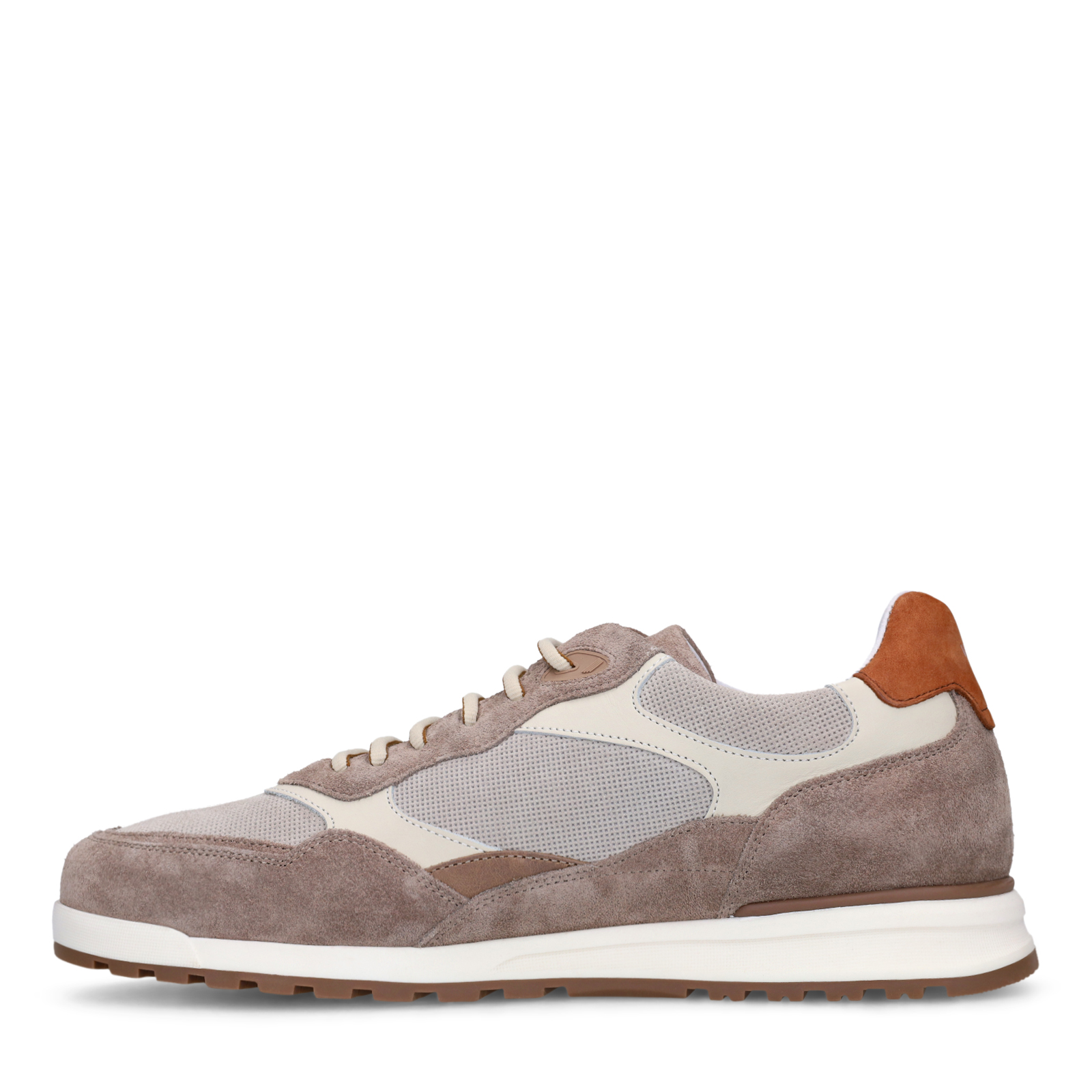 Beige suède sneakers
