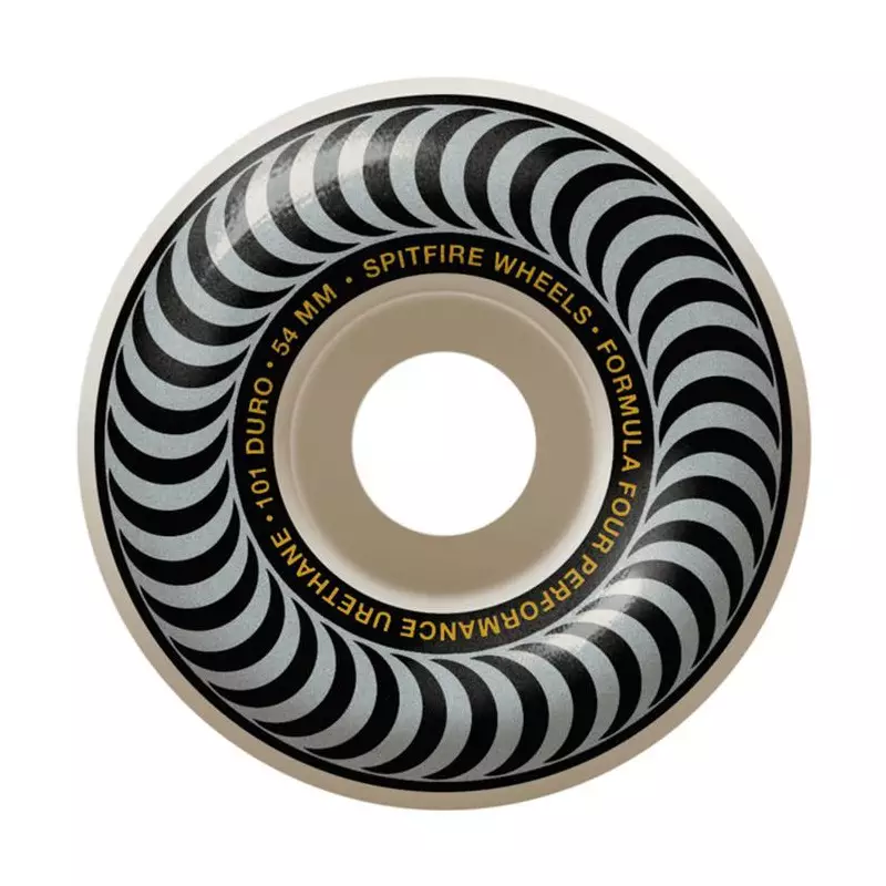 Roues skate SPITFIRE (x4) F4 Classics Blanc 101D 54mm