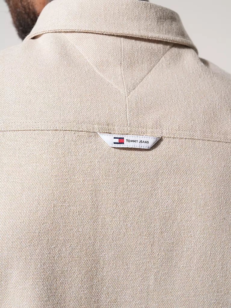 TOMMY JEANS Flanellhemd GRINDLE beige