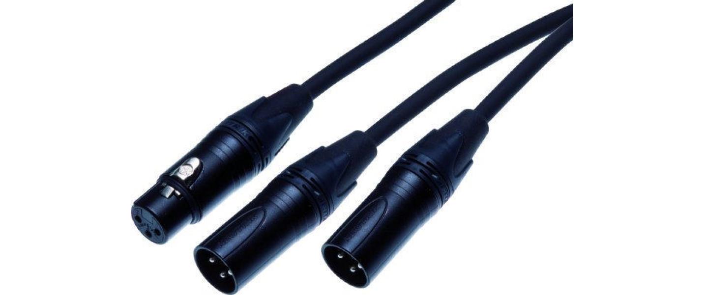Audio-Kabel NMKY0.3FXMXMX XLR - XLR 0.3 mY-Kabel