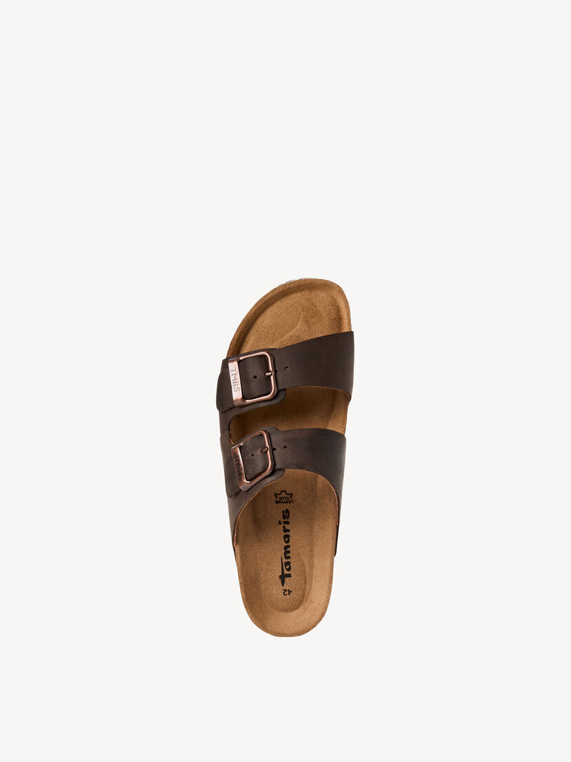Leren Slipper - bruin