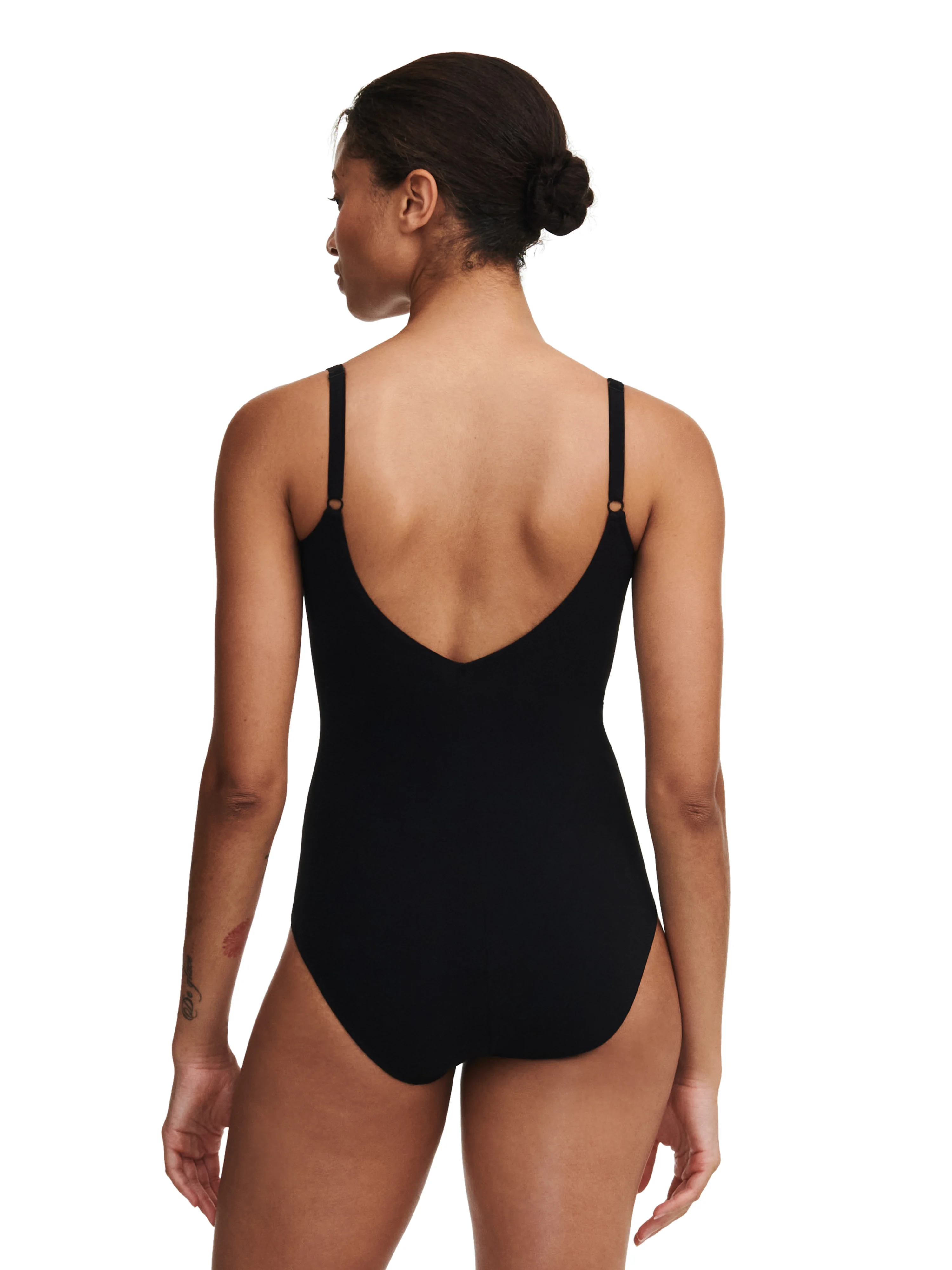EMBLEM - Maillot de bain 1 pièce avec armatures emboîtant | Noir