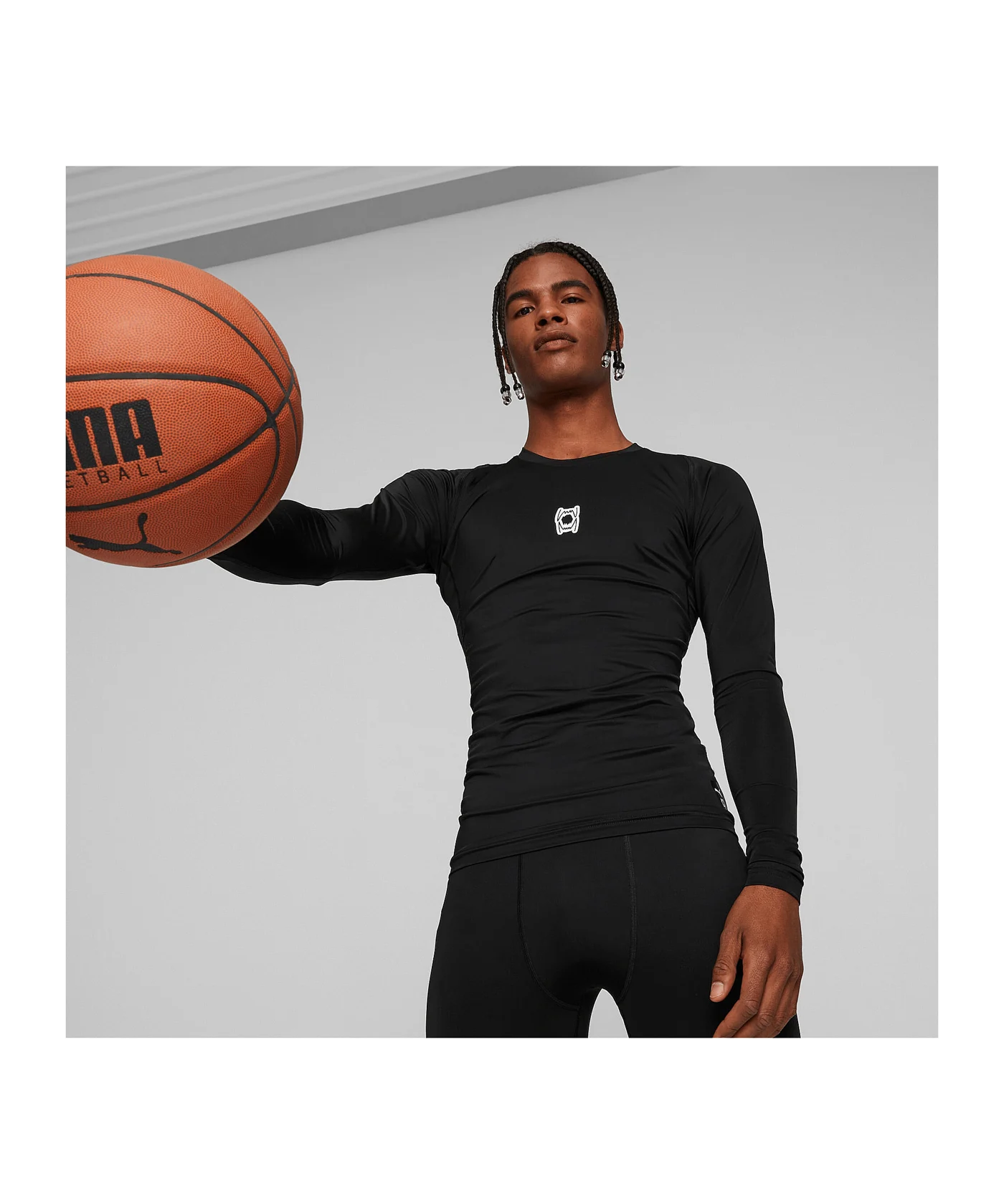 PUMA Hoops Team Sweatshirt Schwarz F01
