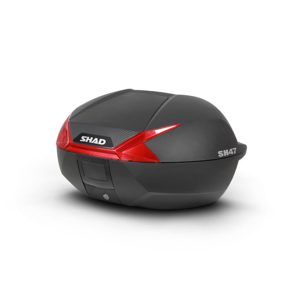 Shad - Top Case SH47 Carbone / Rouge