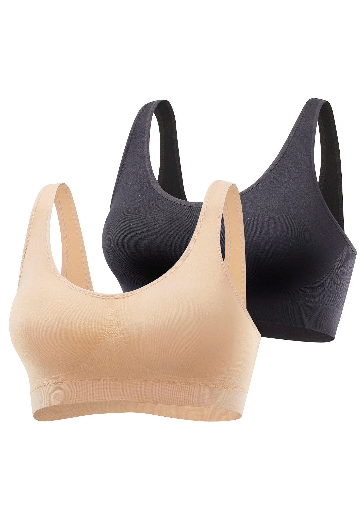 Doppelpack Bralette-BHs