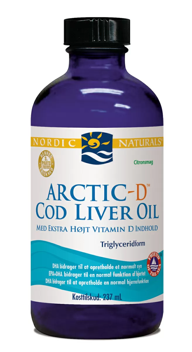 Nordic Naturals Cod Liver Oil   D m. citrus - 237 ml