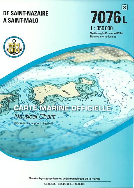 EPSHOM - 7076L DE SAINT NAZAIRE A SAINT MALO