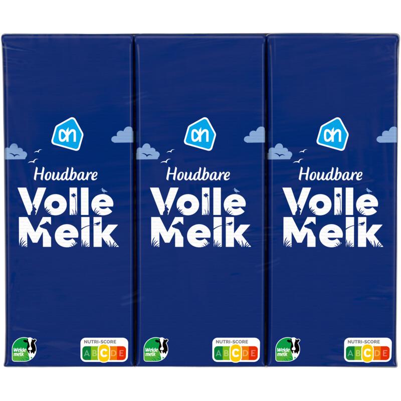 AH Houdbare volle melk 6-pack