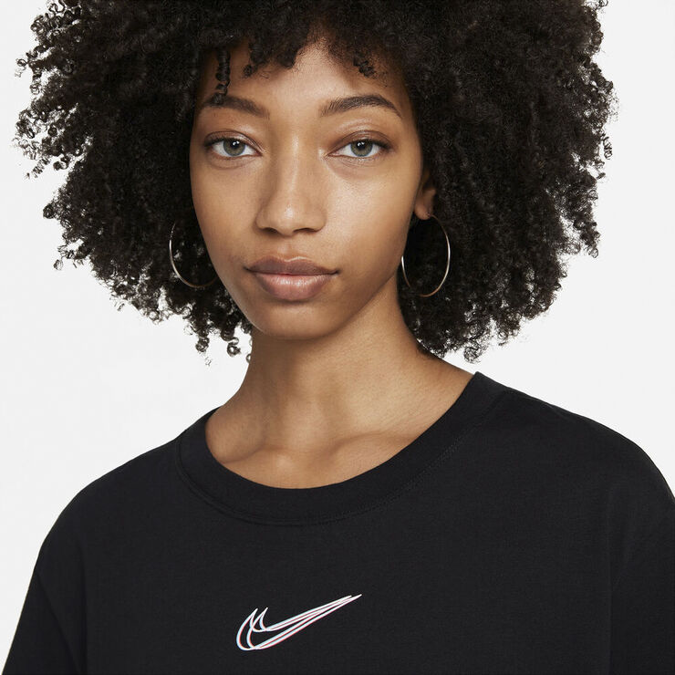 Nike Sportswear Cropped T Shirt Sort