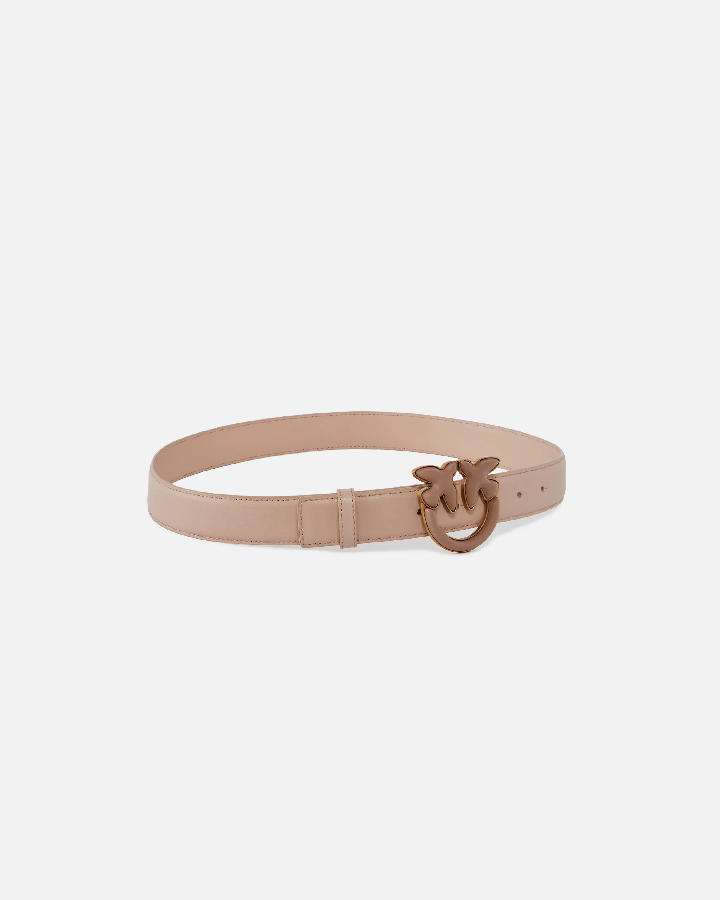 Ceinture de 3 cm avec boucle recouverte | Rose