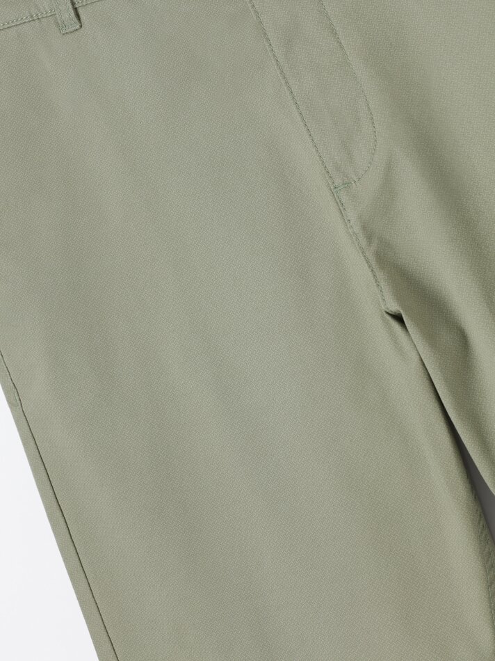 Bermuda chinesa com microestampa - Verde claro