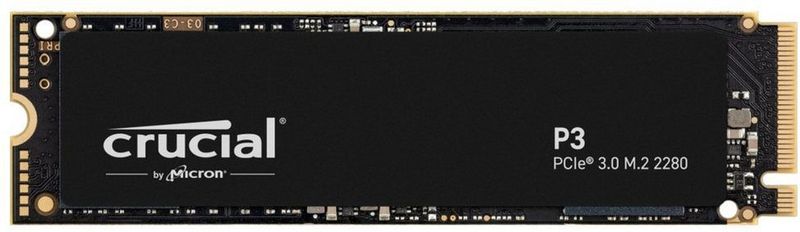 Crucial P3 SSD - 4TB - NVMe - Hoge Opstartsnelheden