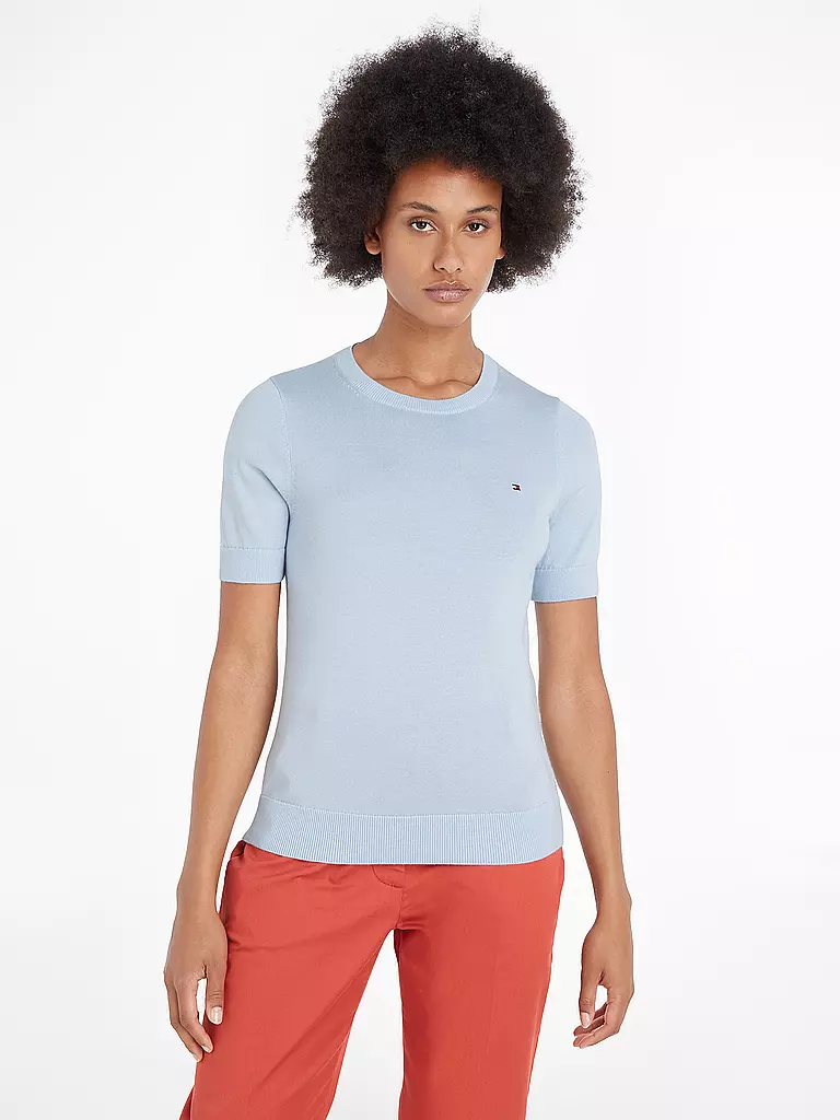TOMMY HILFIGER Pullover hellblau