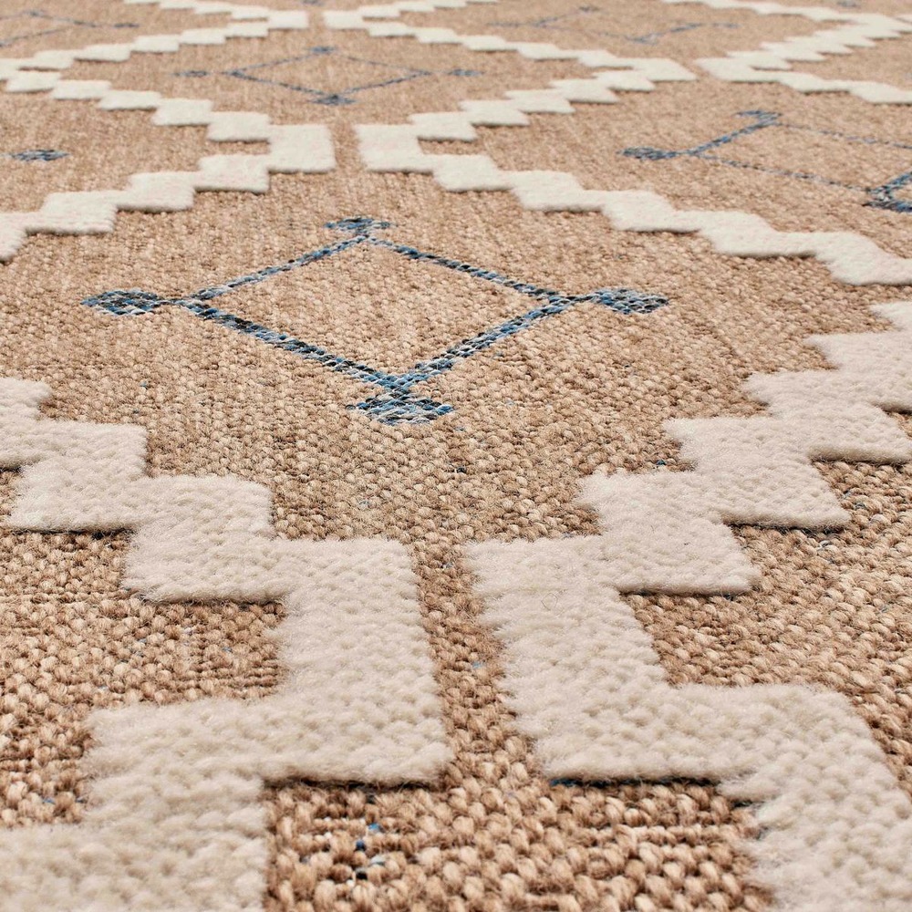 Tapis extérieur bleu 120x170 cm