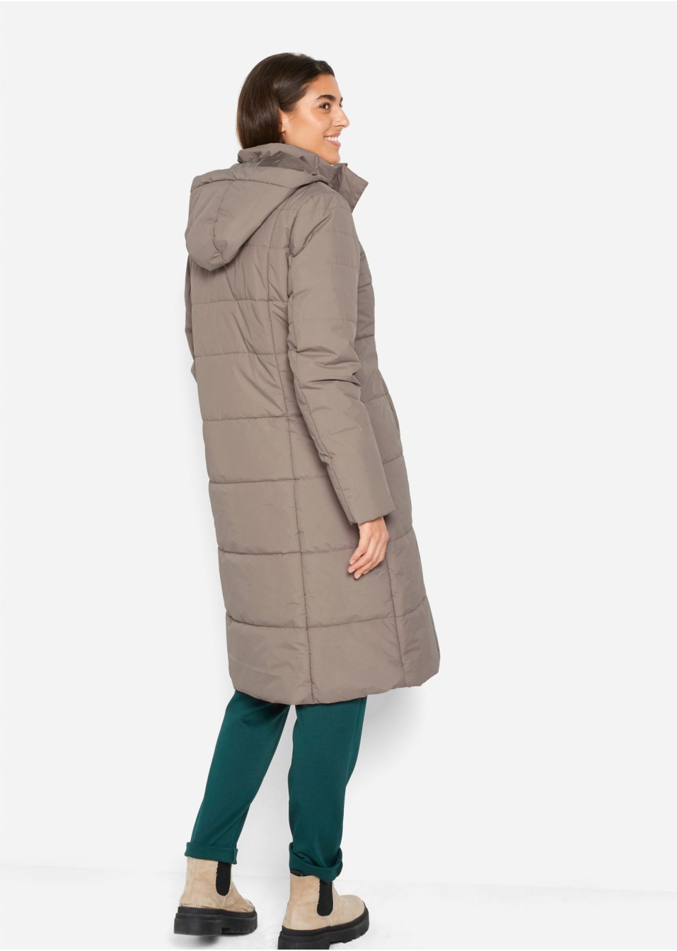 Manteau matelassé avec capuche amovible