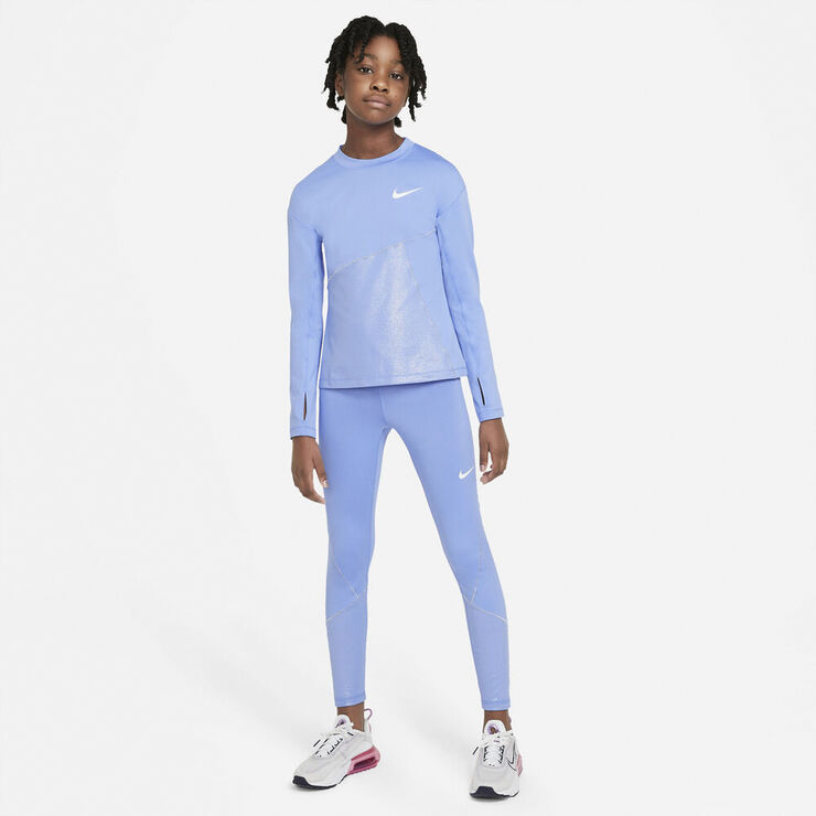 Nike Pro Warm Traeningstop Blå