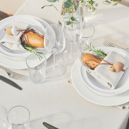 Rosendahl Grand Cru Soft Dyb Tallerken, Hvid, Ø21 cm
