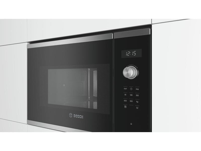 Bosch Einbaumikrowelle BFL554MS0 Schwarz/Silber 900 W Mikrowelle