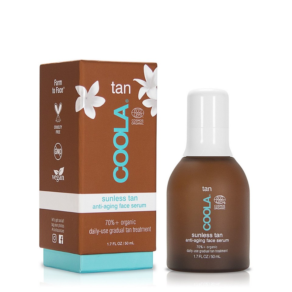 Coola - Organic Sunless Tan Anti-Aging Face Serum 50 ml - Selvbruner