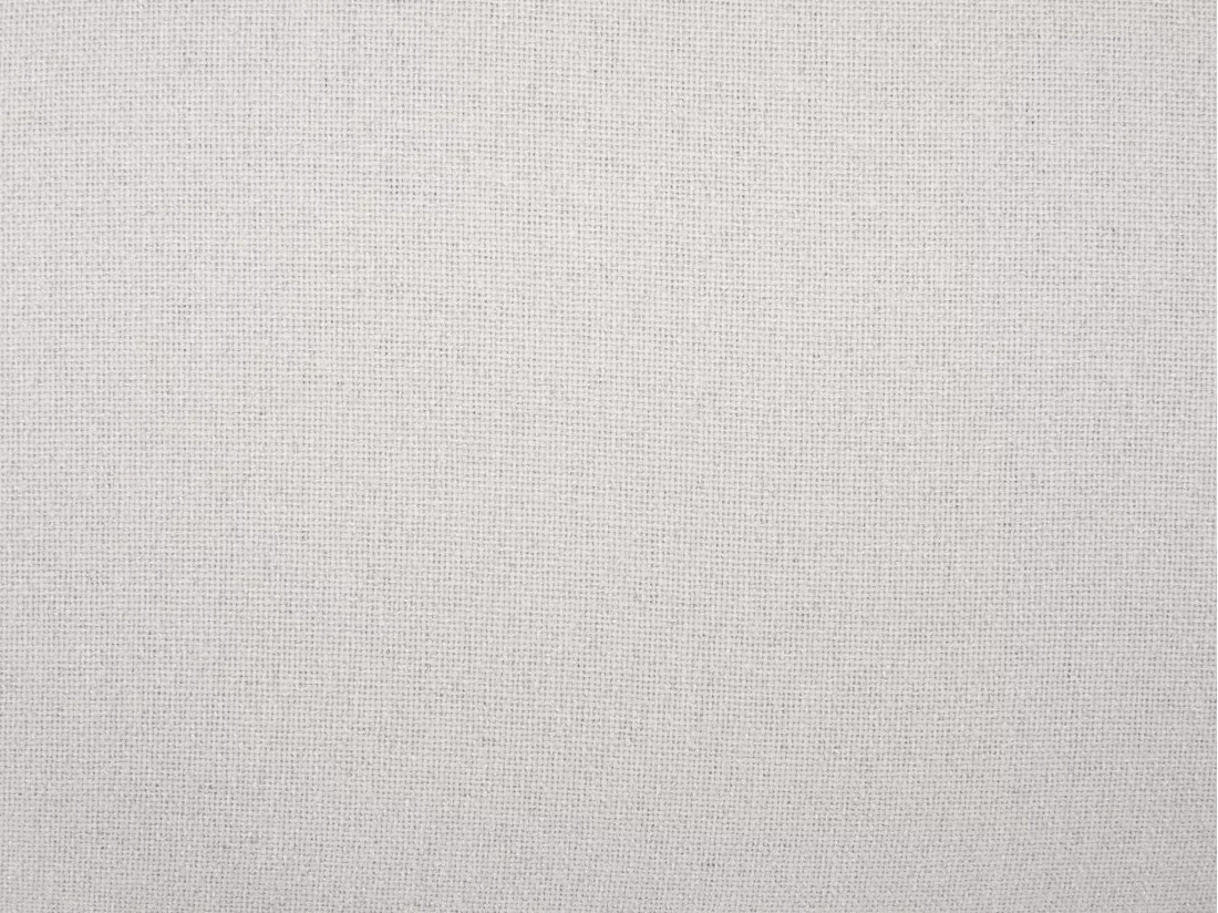 Lot de 2 tabourets de bar en tissu et métal noir - Hauteur réglable - Crème - ELEANA
