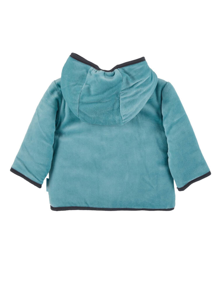 Kapuzen-Jacke Nicki Elia dunkeltürkis Gr. 50