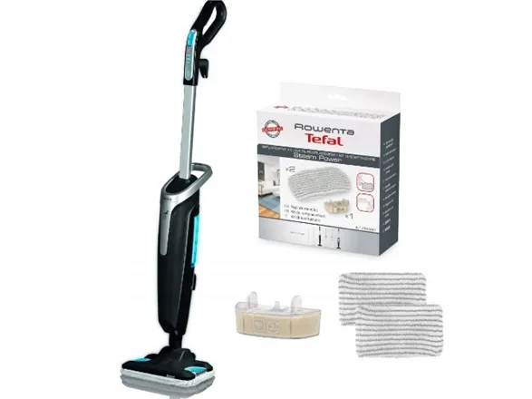 Tefal VP6555RH, Bærbar damprenser, 0,6 L, Sort, Sølv, Knapper, 1200 W, 30 sek./side
