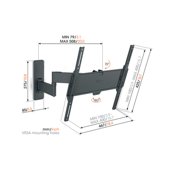 Vogel's TV-steun Full motion+ M - 32 t/m 65 inch