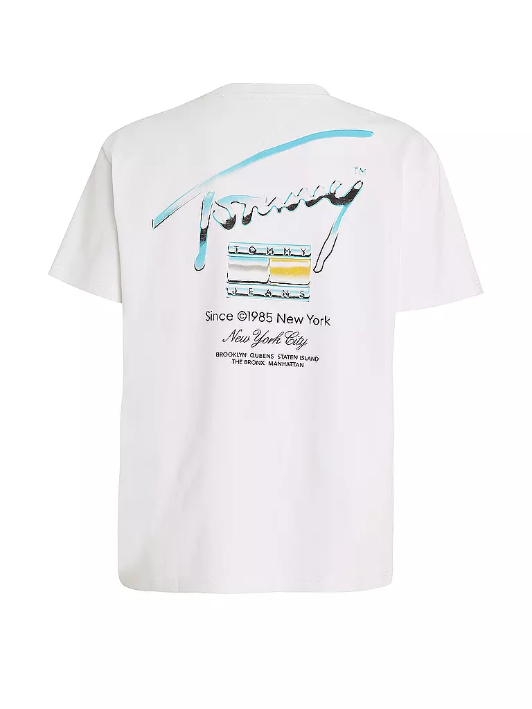 TOMMY JEANS T-Shirt weiss
