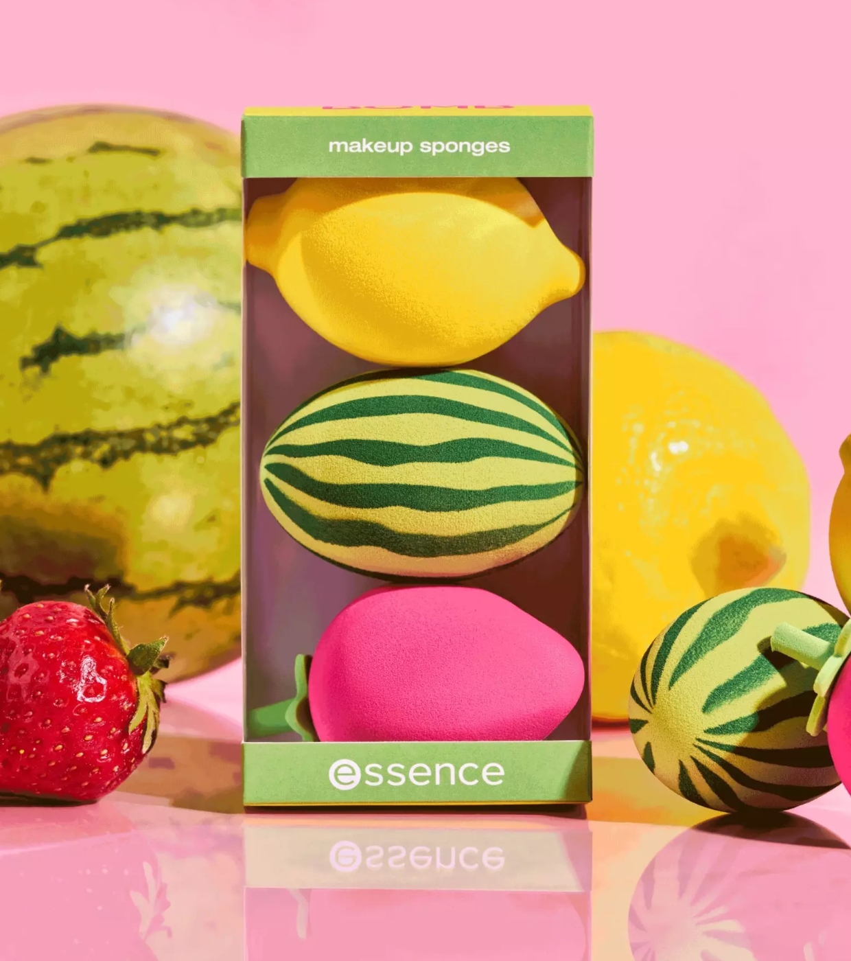 essence - *Juicy Bomb Party* - Trio de esponjas de maquiagem