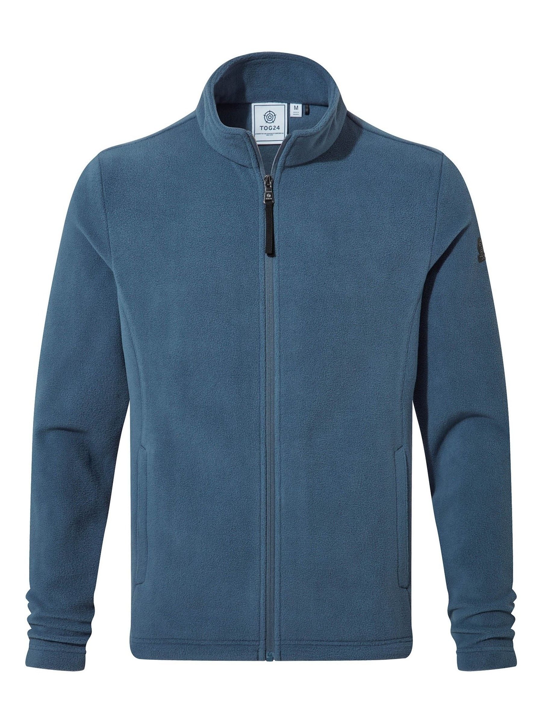 Lichtblauw - Tog 24 Revive fleece jack voor heren in zwart