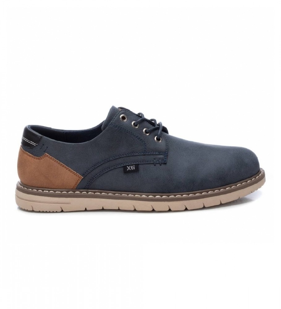 Sapatos combinados Xti azul-marinho