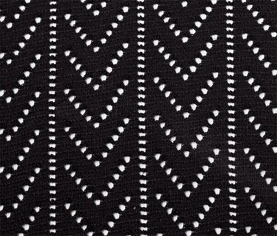 Blusenshirt mit Ajour-Muster