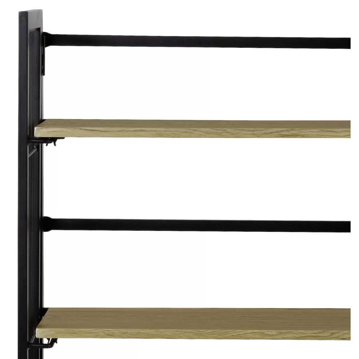 Regal Klapp Eiche,schwarz