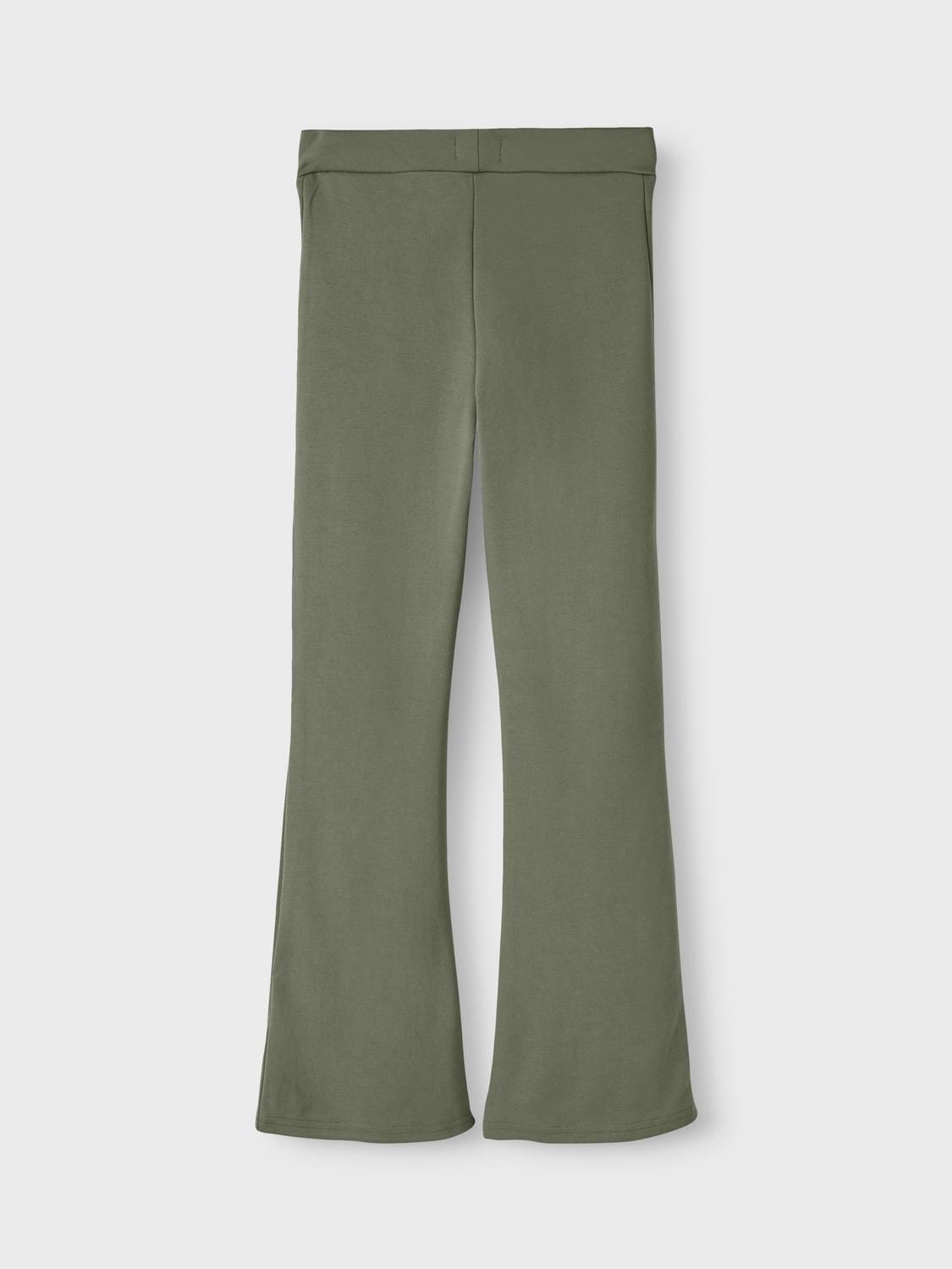 Name It Jerseyhose »NKFFRIKKALI für Mädchen mit ausgestelltem Bein und Viskose«  unifarben, casual, ausgestellt, Viskosemix, ohne Kragen