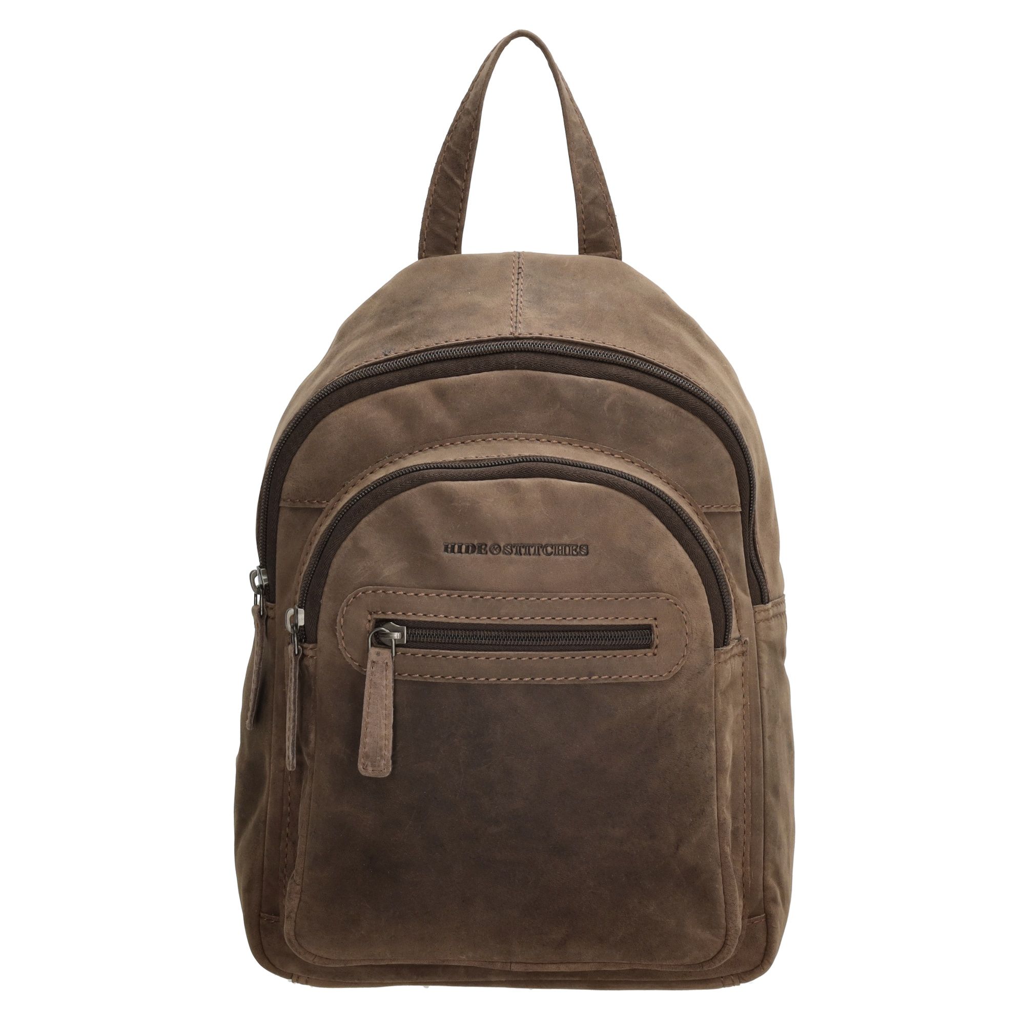 Hide & Stitches Idaho Rugzak Donkerbruin