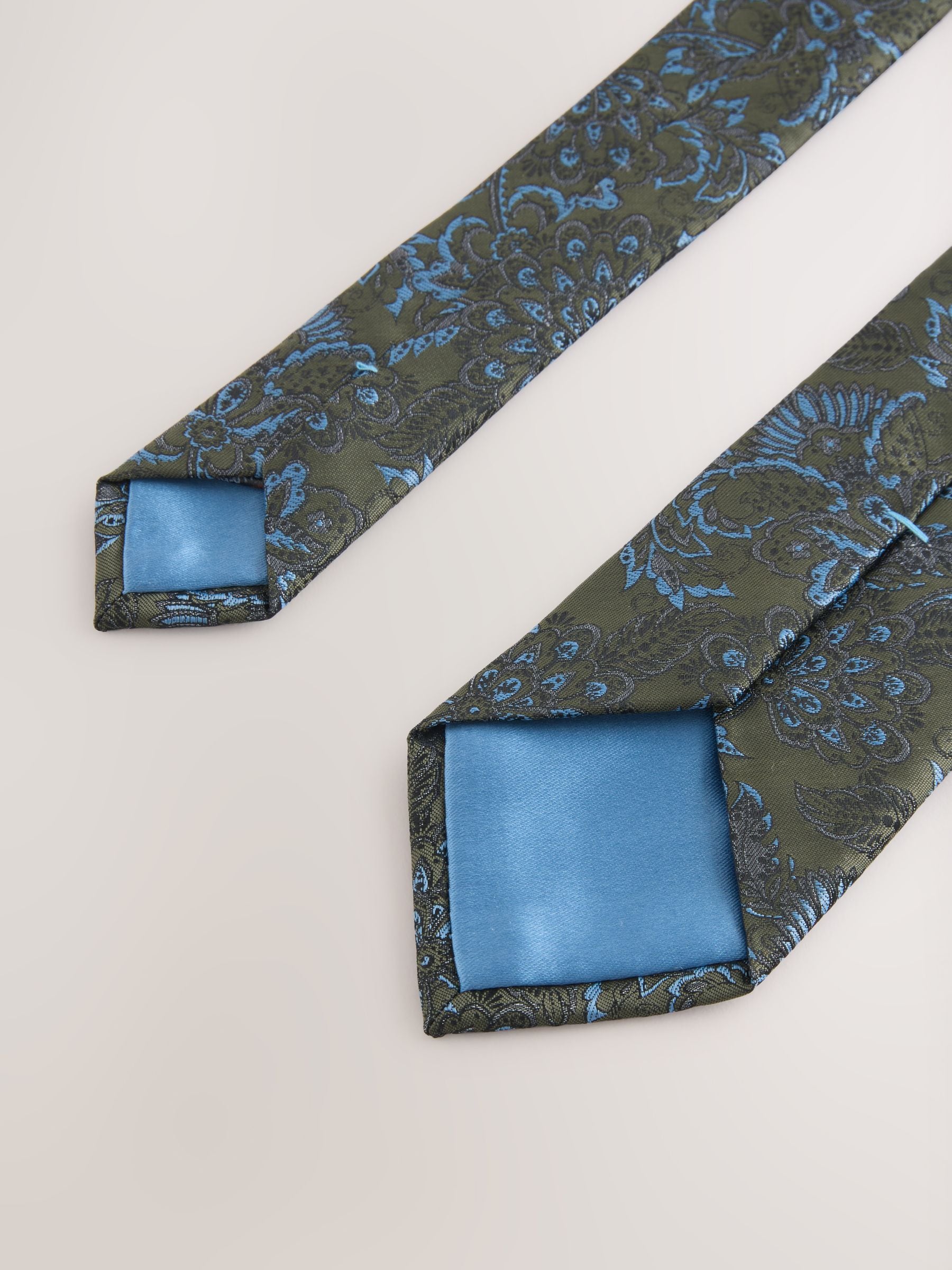 Groen - Design stropdas en clip