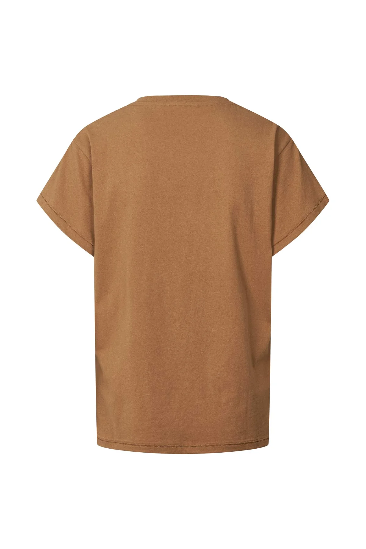 Rabens Saloner  Ambla Wild @heart t-shirt - Hazelnut
