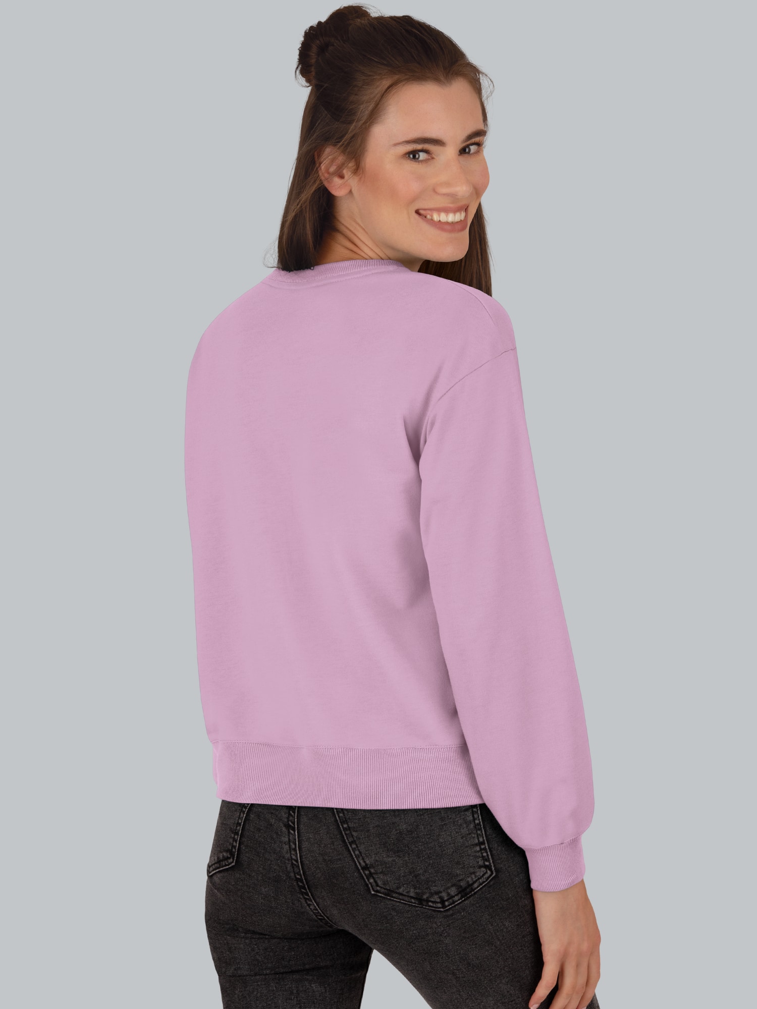 Dünnes Sweatshirt Orchidee