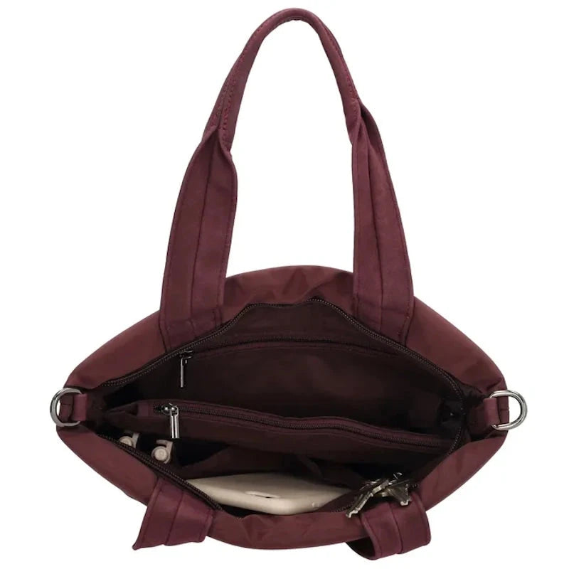 Zebra Trends Elske Handtas Bordeaux Rood