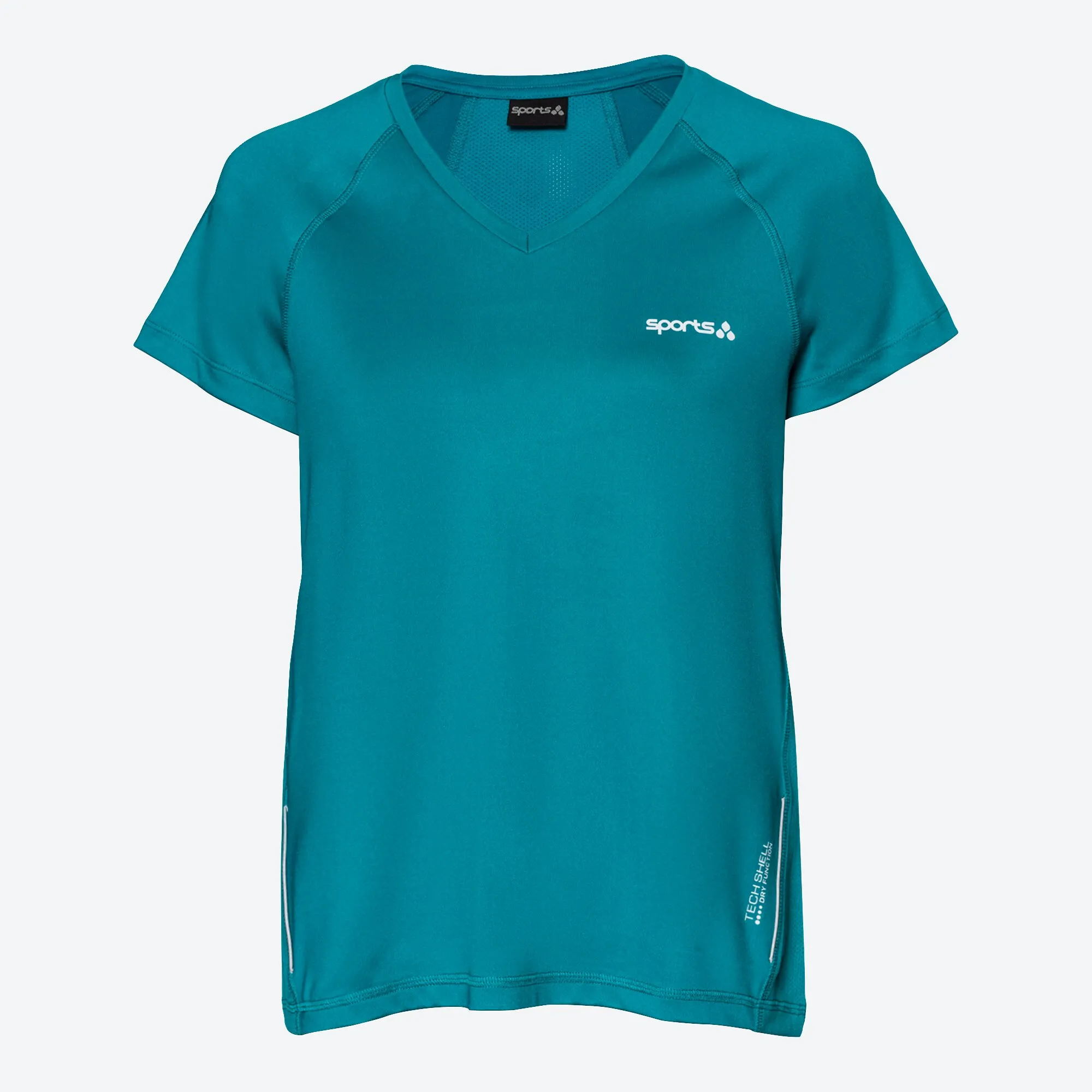 Damen-Funktions-T-Shirt mit Mesh-Einsätzen