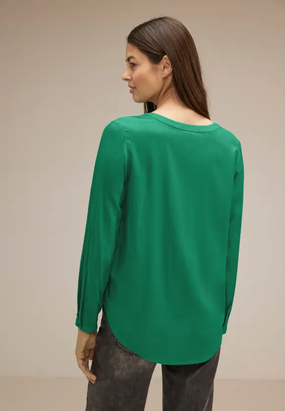 Viskosebluse - fresh spring green