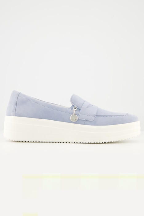 Remonte x Elle Loafer, Suede, Wechselfußbett, Weite G