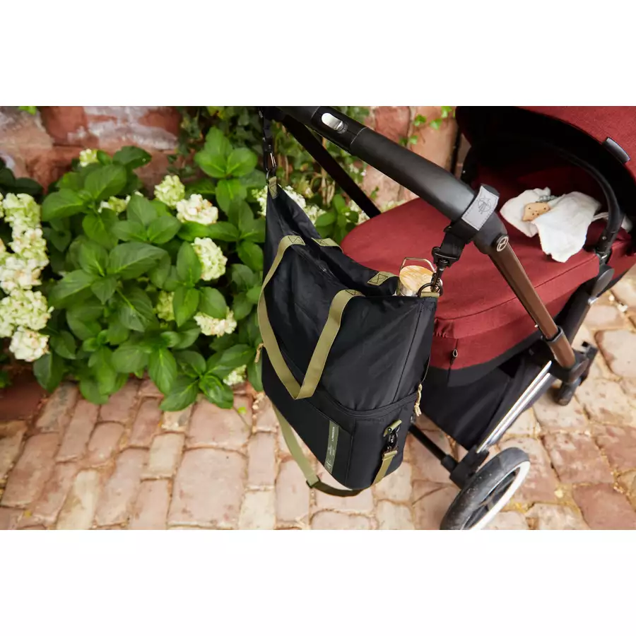 LÄSSIG Kinderwagentasche Buggy Shopper isoliert schwarz
