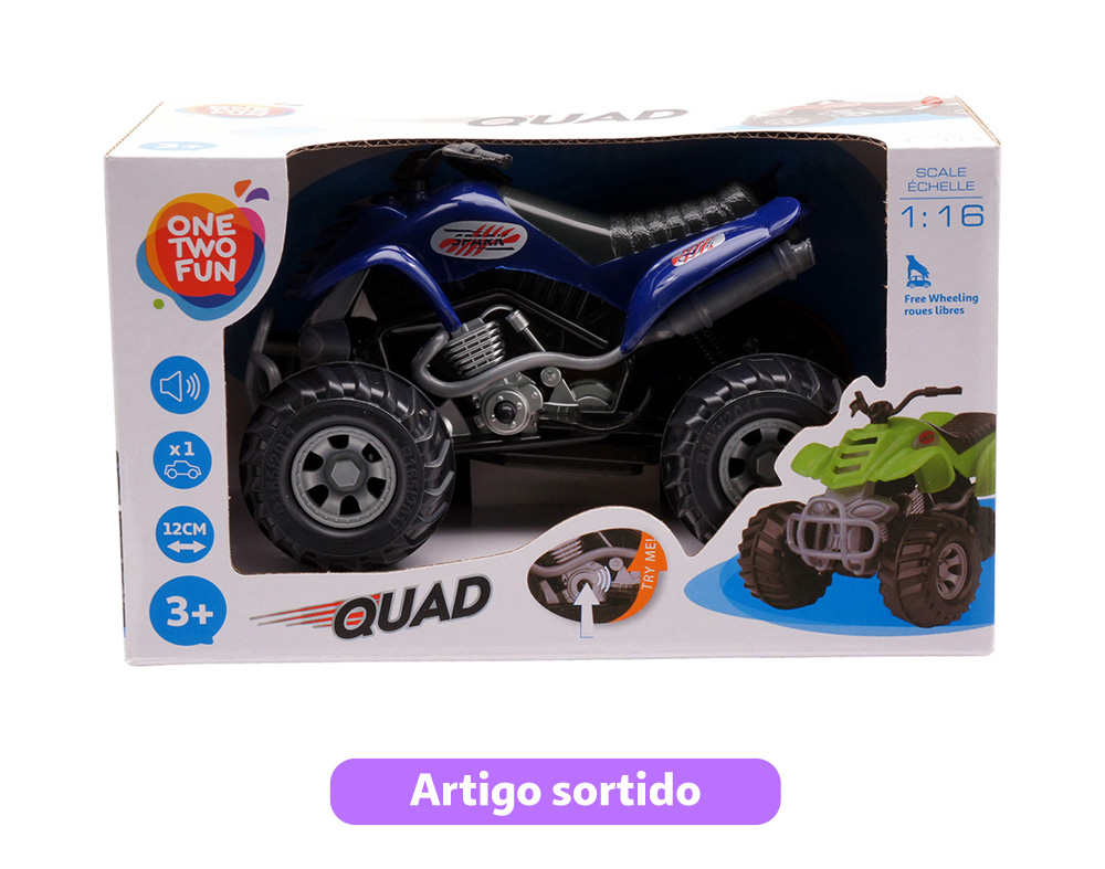 MOTOQUATRO ONE TWO FUN COM SOM MODELOS SORTIDOS